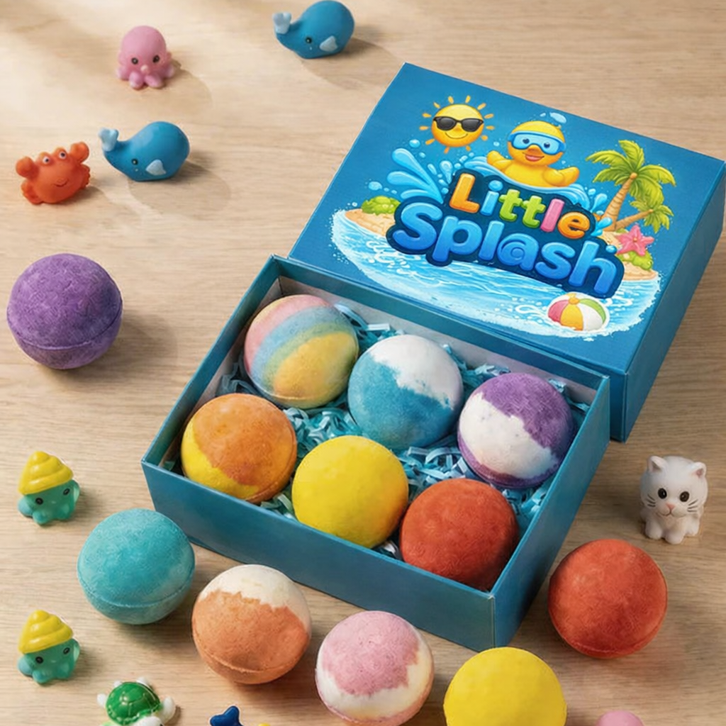 Little Splash 15-Piece Toy Bath Bomb Set
